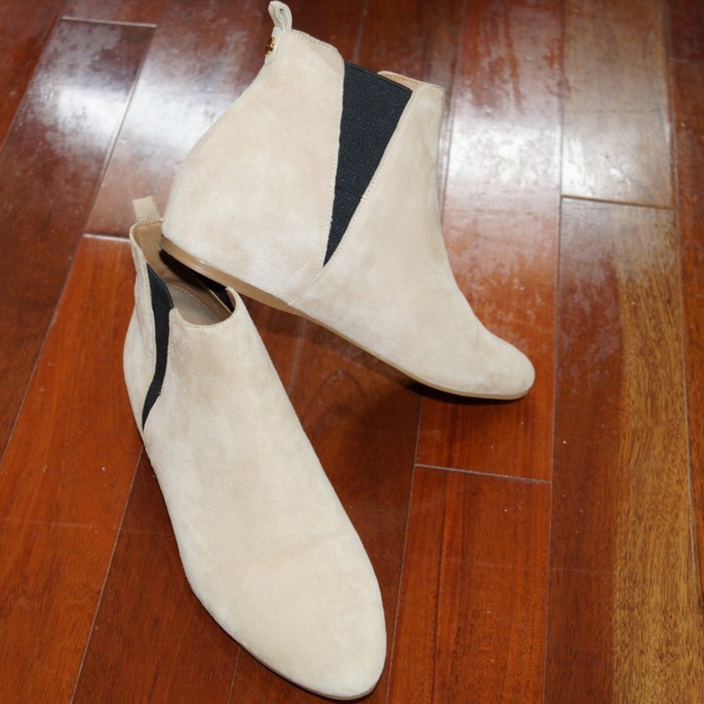 Suede booties